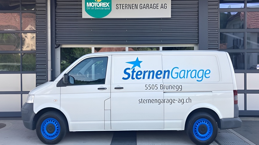 VW T5 Transporter mieten Sternen Garage Brunegg